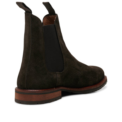 SHOE THE BEAR MENS York chelsea boot suede Boots 130 BROWN