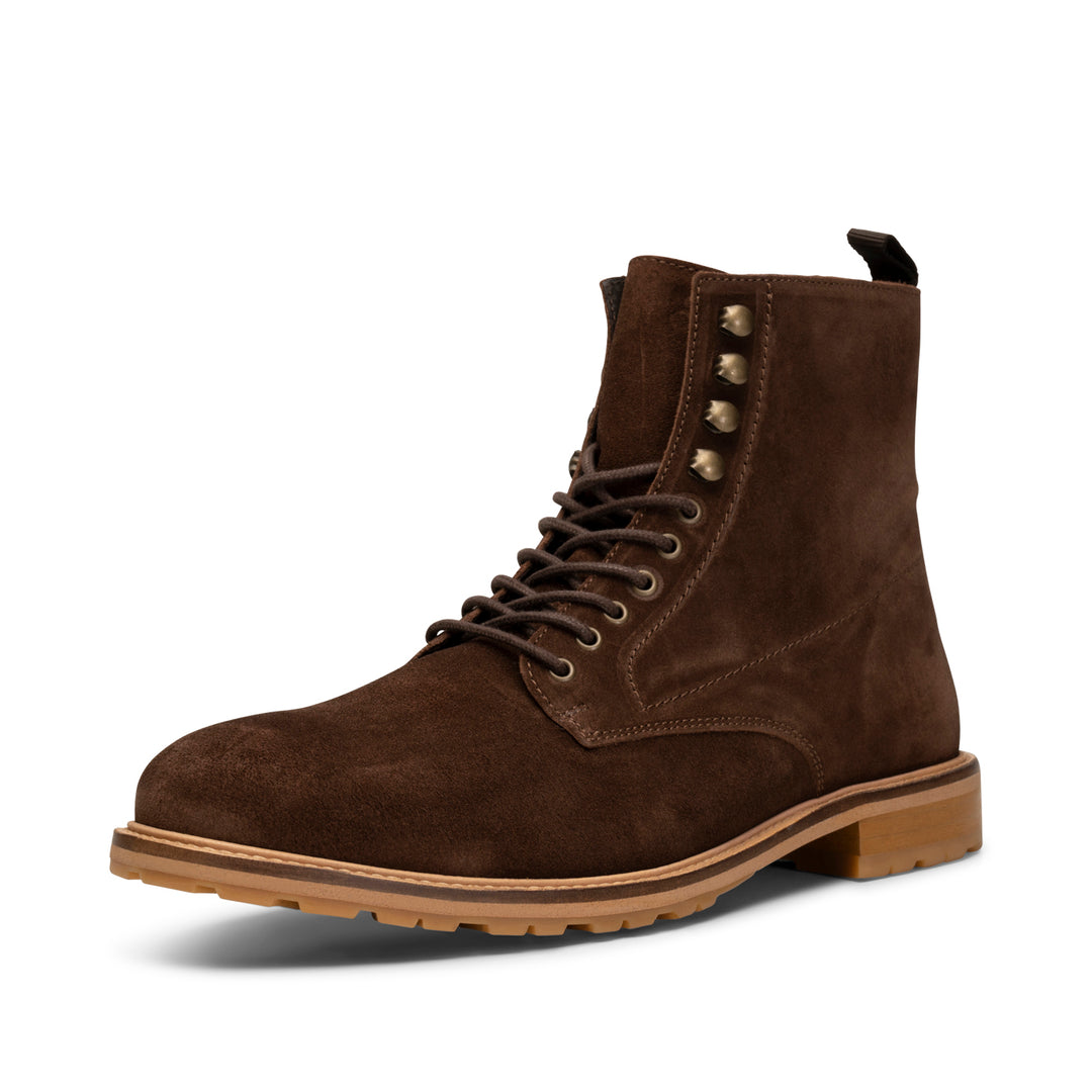 【U LAN】Suede lace-up boxing shoes Suede lace-up boxing shoes - ULAN | 60% - Asian Fashion